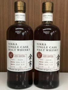 ニッカウイスキー 北海道余市 シングルカスク 10年 入荷しました！